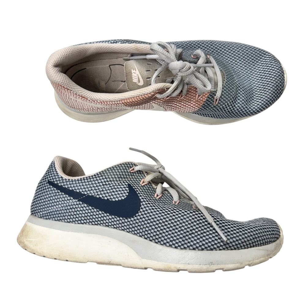 Nike Tanjun Racer Red White Blue Sneakers Womens 8.5 Running Shoes Casual